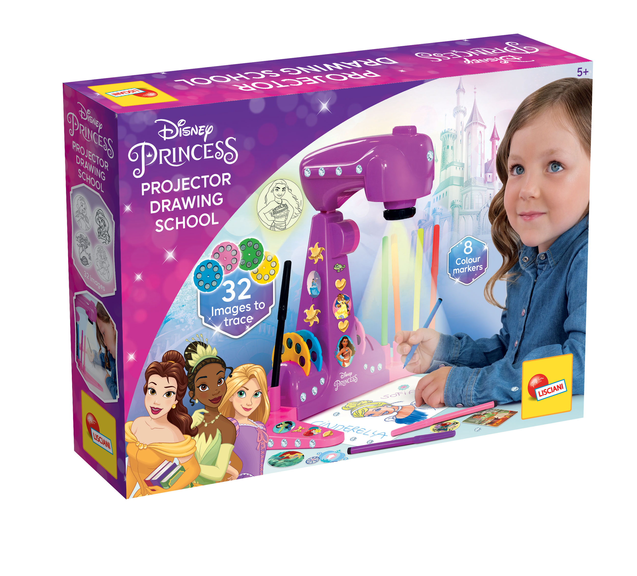 Lisciani Princess Projector Drawing School proiettore disegno