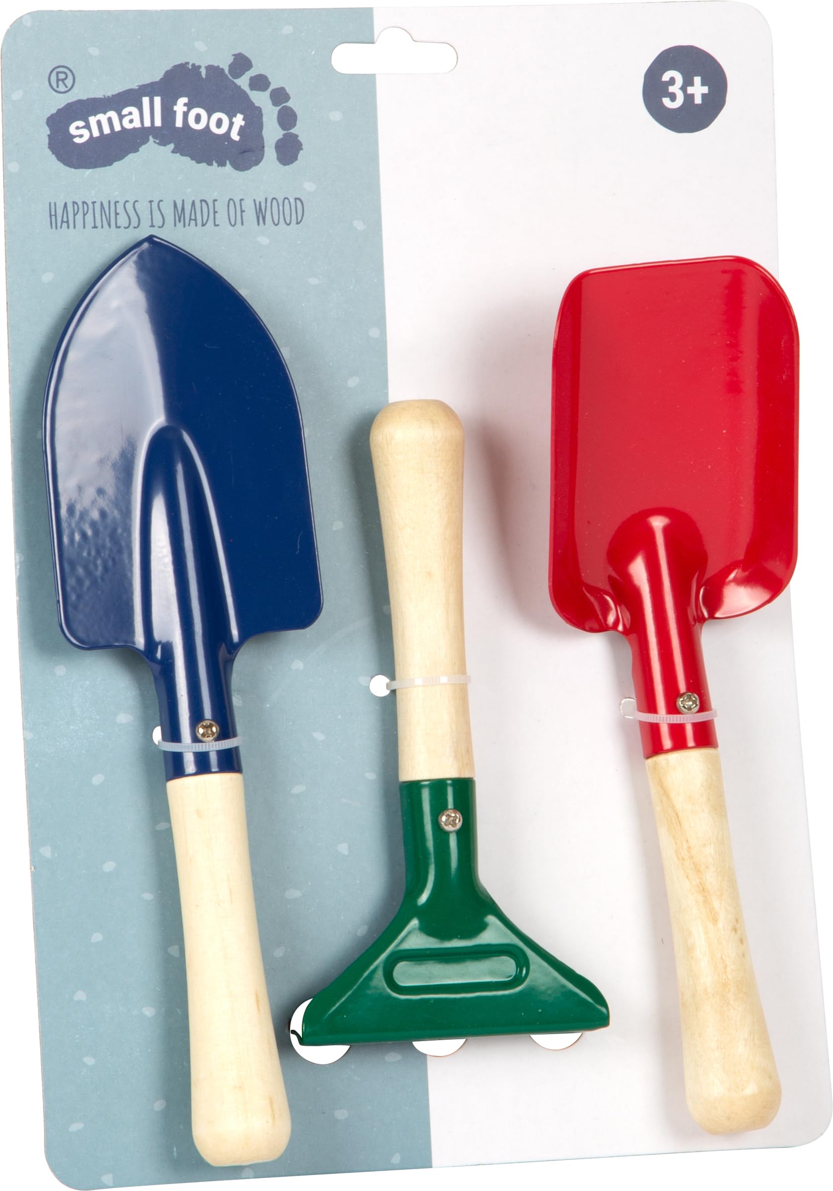 smallfoot HSL 1114 set utensili sabbia 3 pezzi in legno