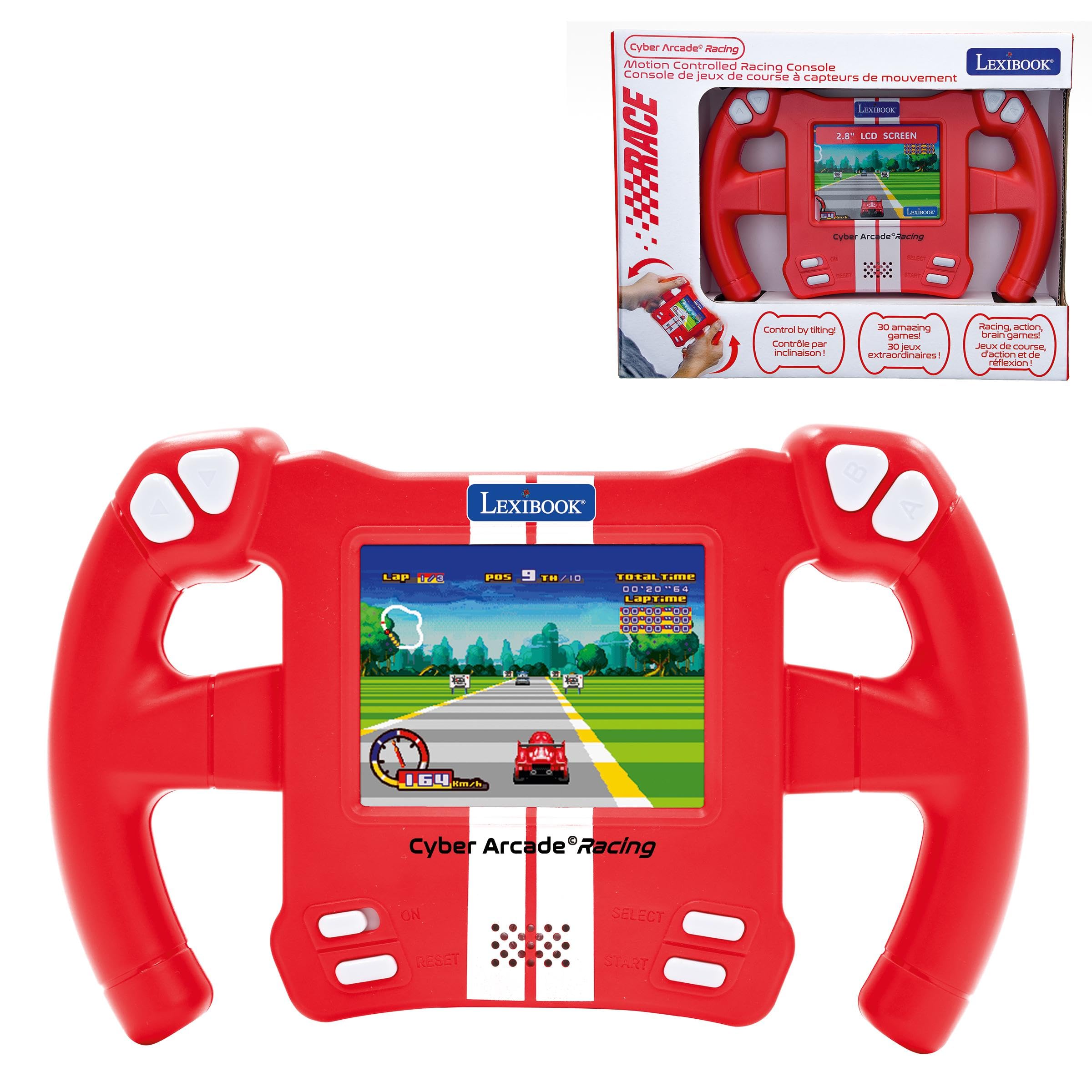 Lexibook JL3150LXB console Cyber Arcade rossa