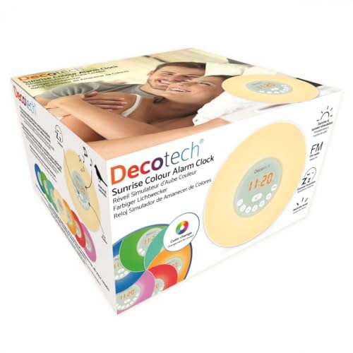 Lexibook Decotech RL998 radiosveglia alba con suoni natura