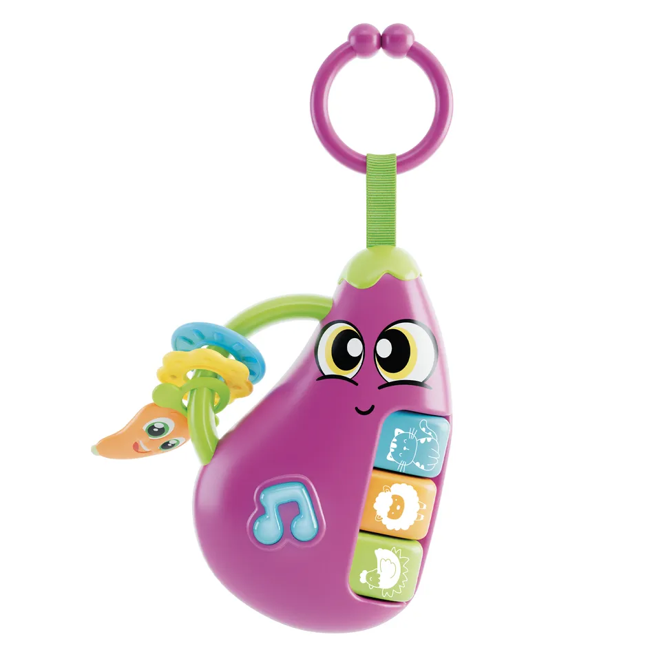 Lisciani Carotina Baby Eggplant sonaglino musicale dentizione