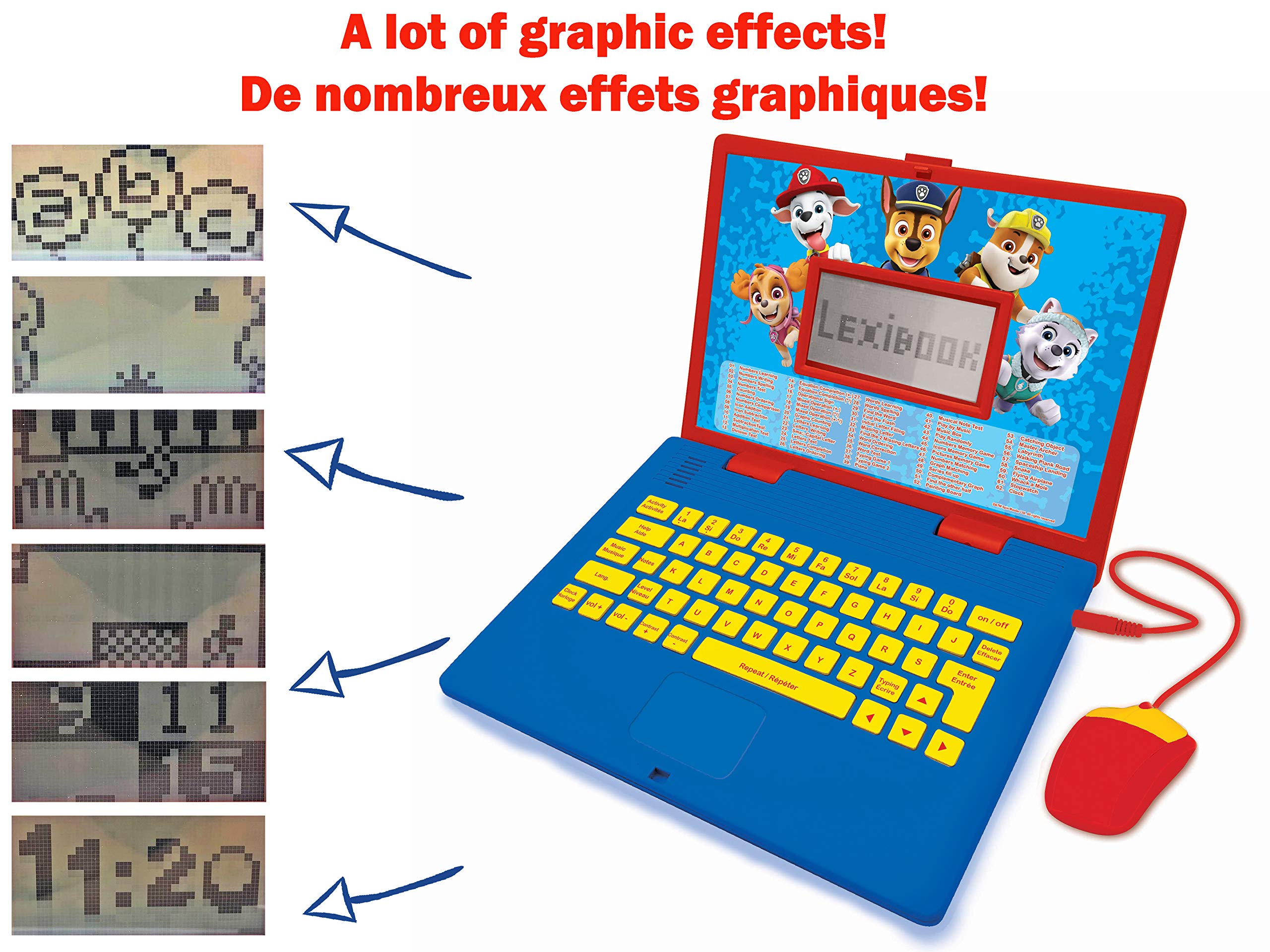 Lexibook computer educativo bilingue 124 attività