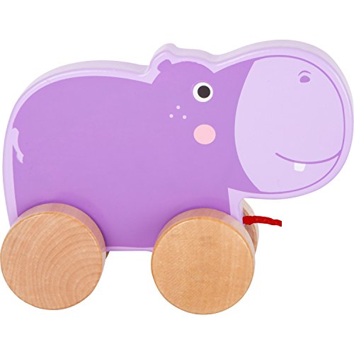 smallfoot 10611 trainabile legno ippopotamo