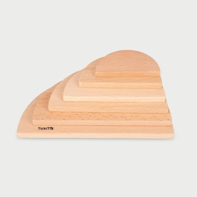 Tickit Natural Architect pannelli arco legno 6 pezzi faggio