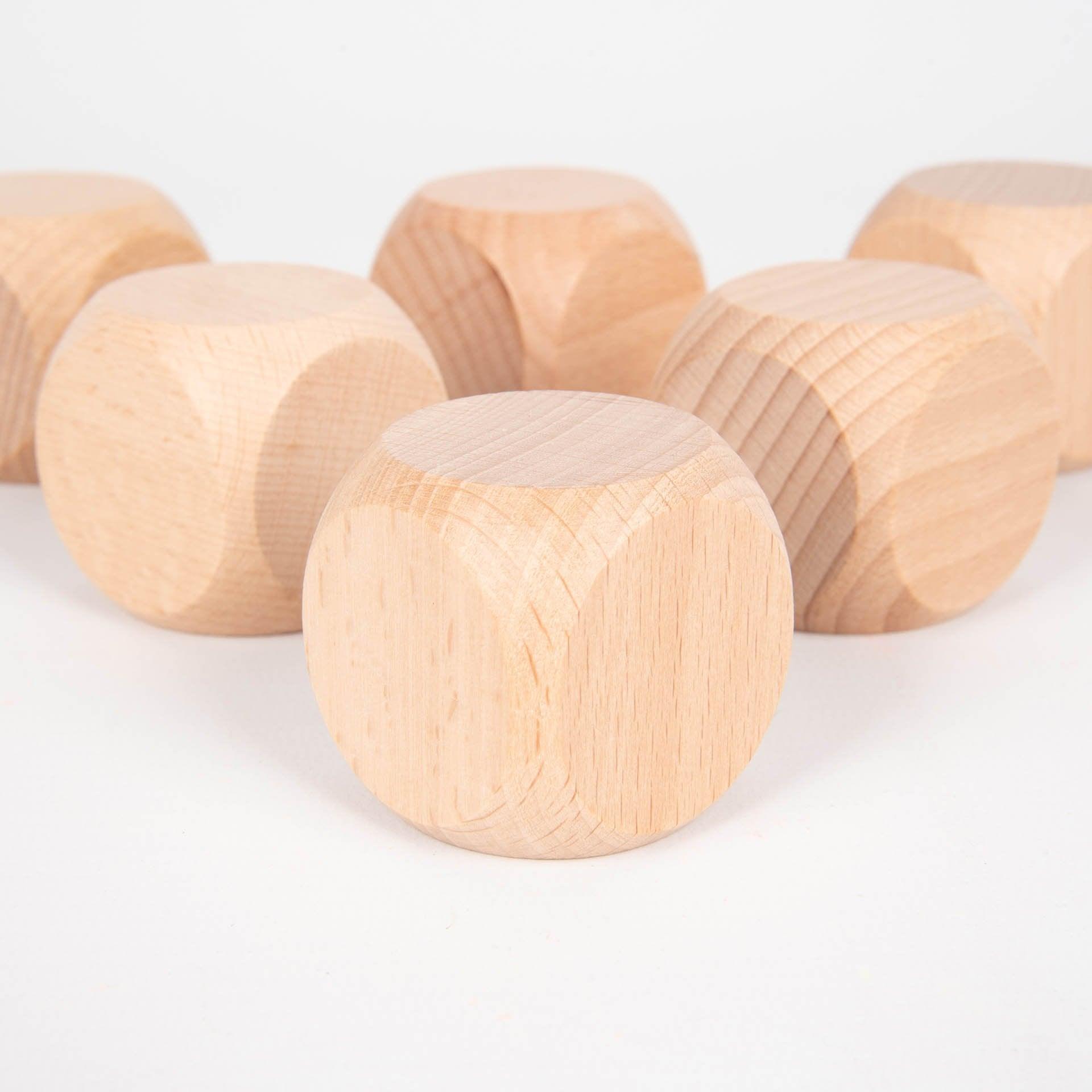 Tickit Beechwood Cubes cubetti legno 4cm 6pz