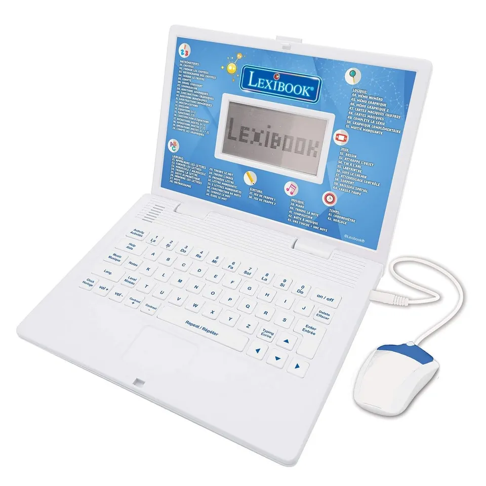 Lexibook Powerman computer educativo bilingue 124 attività
