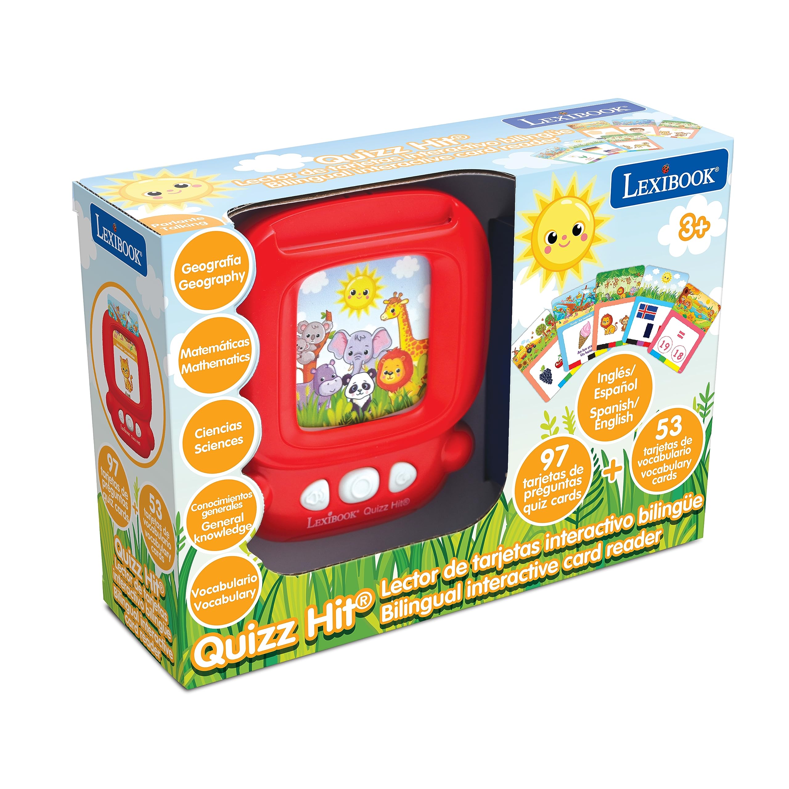 Lexibook JCR10i2 lettore flashcard bilingue rosso