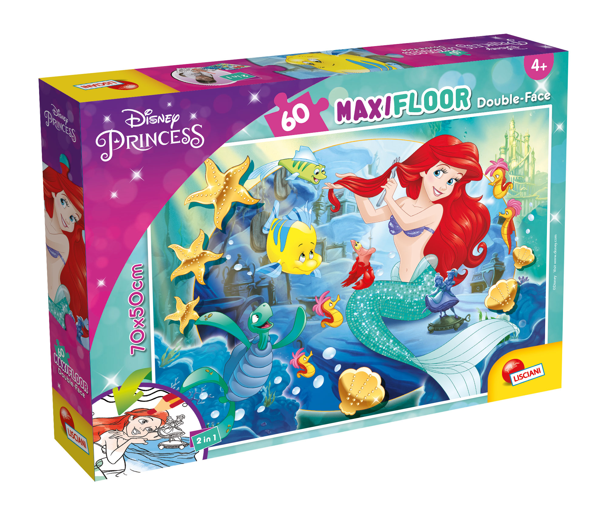 Lisciani Disney Puzzle DF Maxi Floor 60 Little Mermaid puzzle maxi