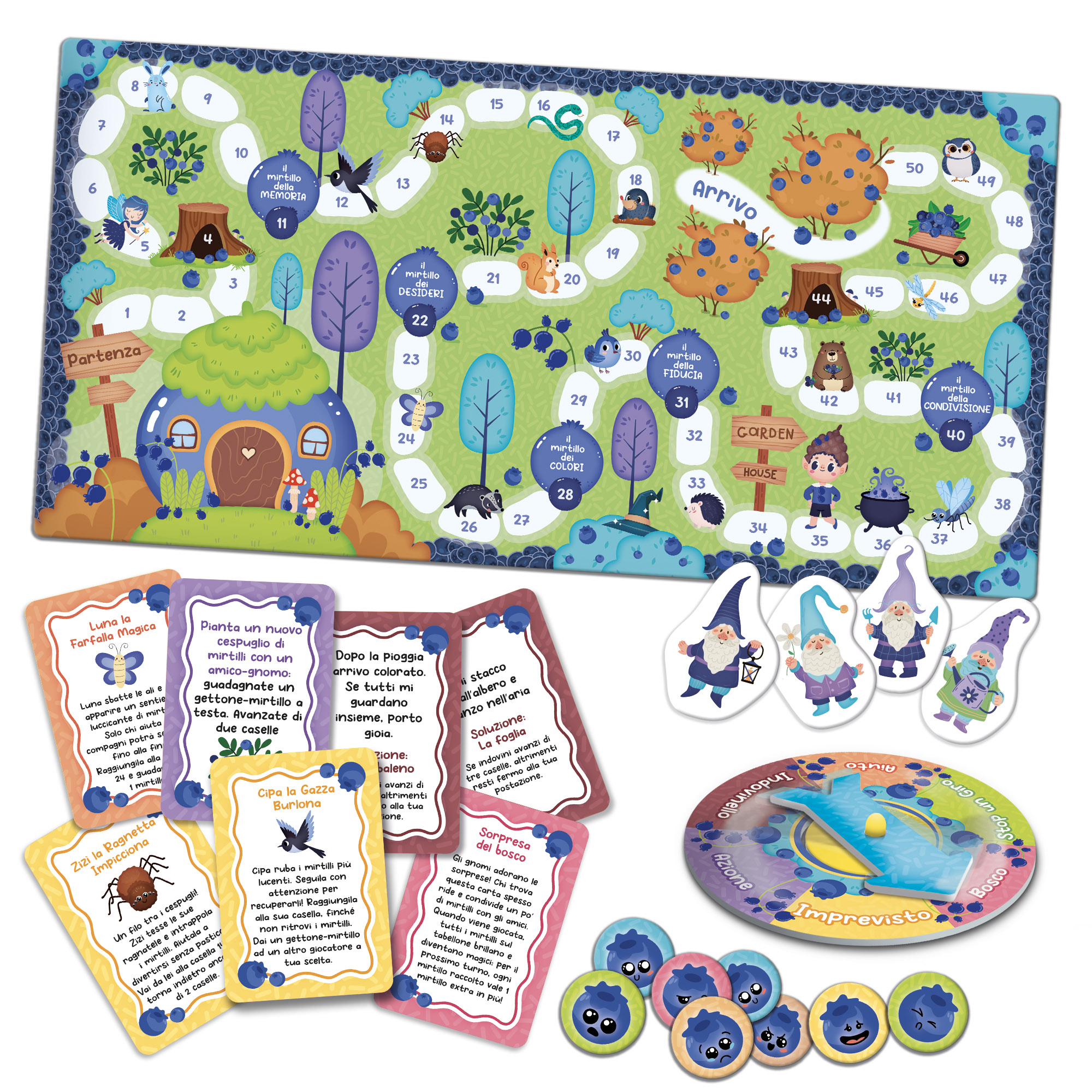 Lisciani Giocare Educare gioco Mirtilli emozioni bambini