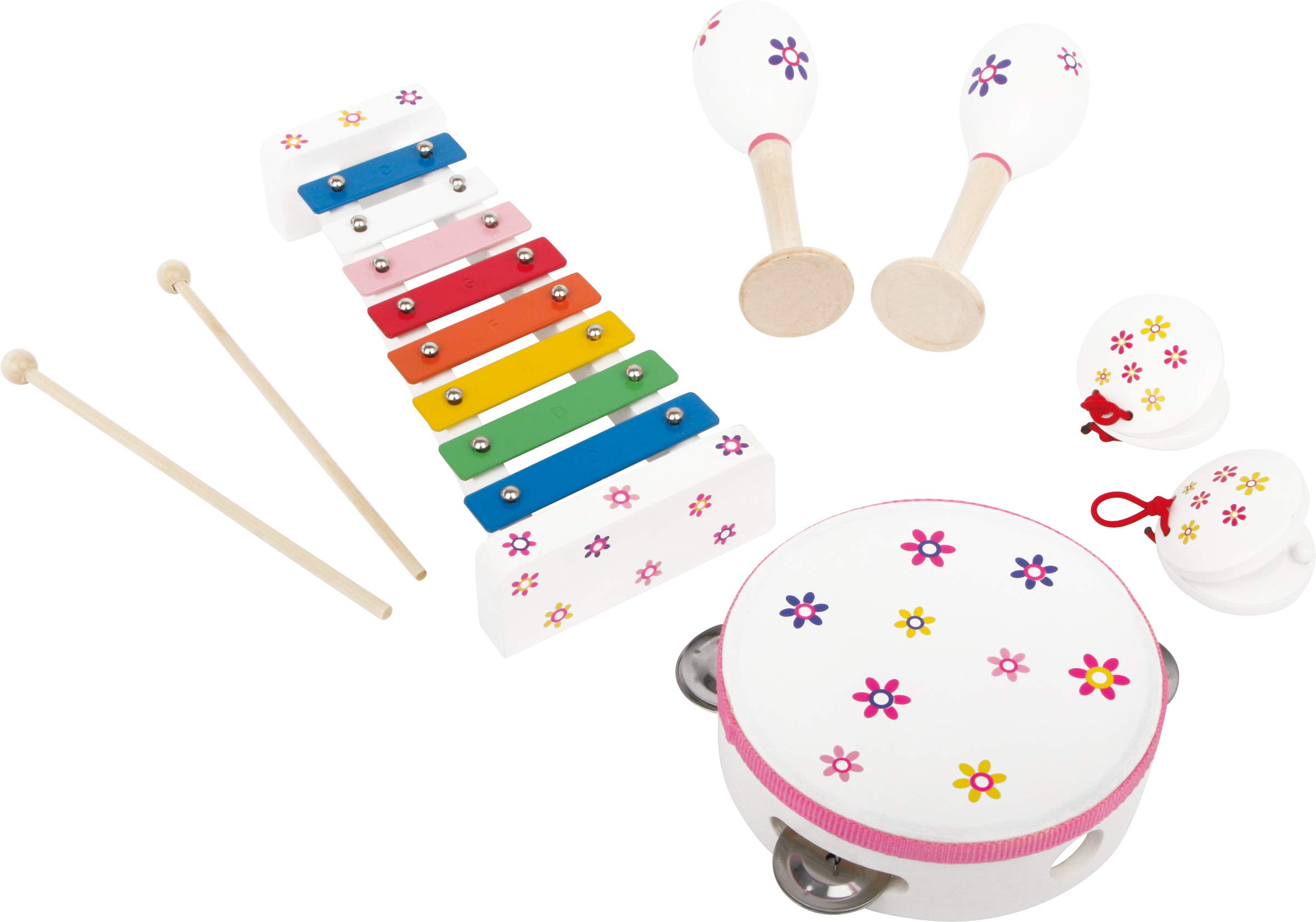smallfoot Set Musicale Fiore strumenti in legno