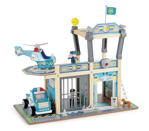 Hape stazione di polizia metropolitana playset legno