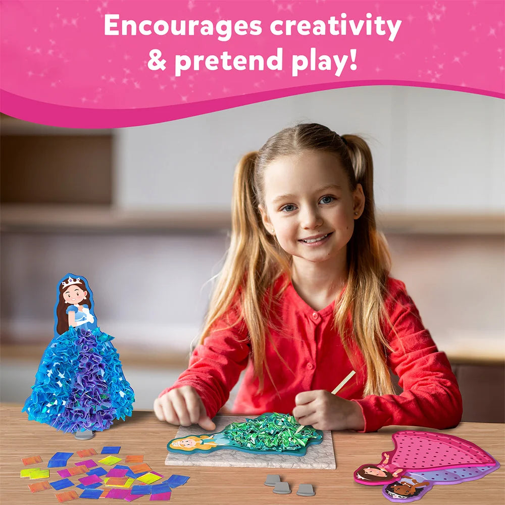 Skillmatics Poke-in Art Magical Princess kit creativo 4-9 anni