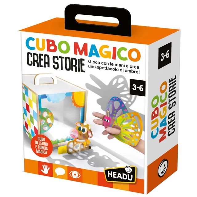 Headu Cubo Magico Crea Storie gioco ombre 3-6 anni
