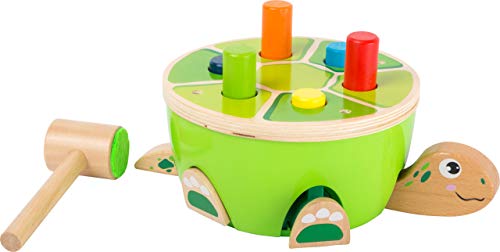 smallfoot Tartaruga banco martellare legno con martello