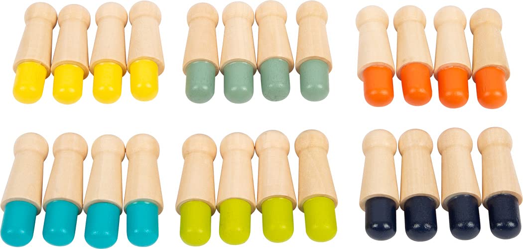 smallfoot Memo Memo dei Colori memory legno 24 pezzi con dado
