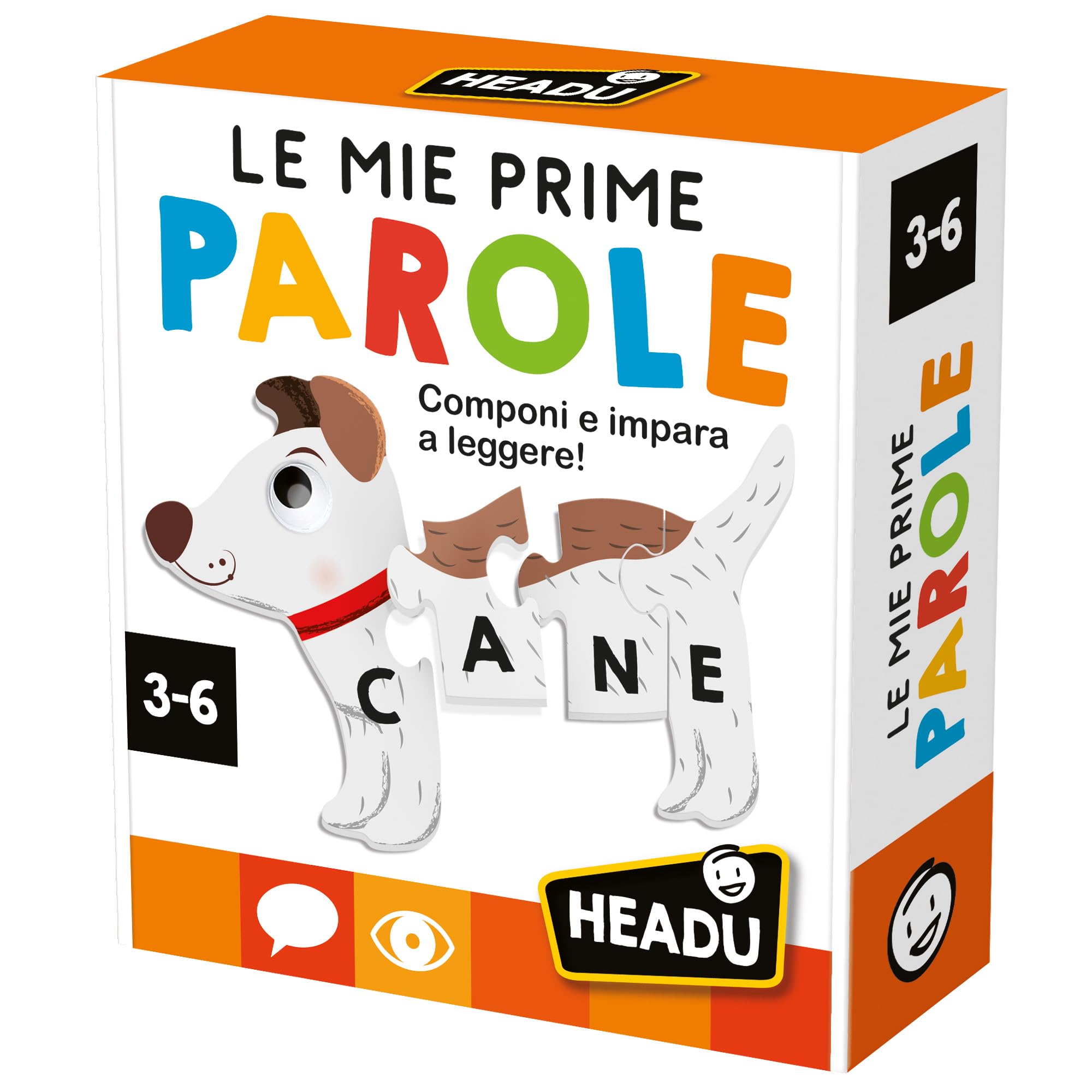 Headu Le Mie Prime Parole flashcards 12 puzzle animali