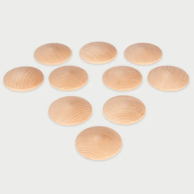 Tickit Discs dischi in legno 10 pz 6 cm