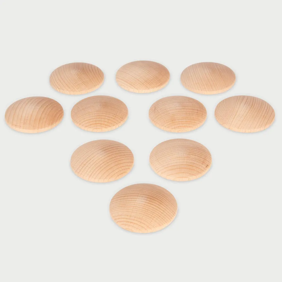 Tickit Discs dischi in legno 10 pz 6 cm