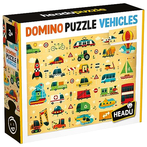 Headu Domino Puzzle Animals puzzle 28 pezzi 3+ anni