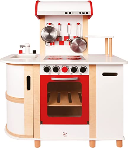 Hape E8018 Cucina multifunzione giocattolo con carrello