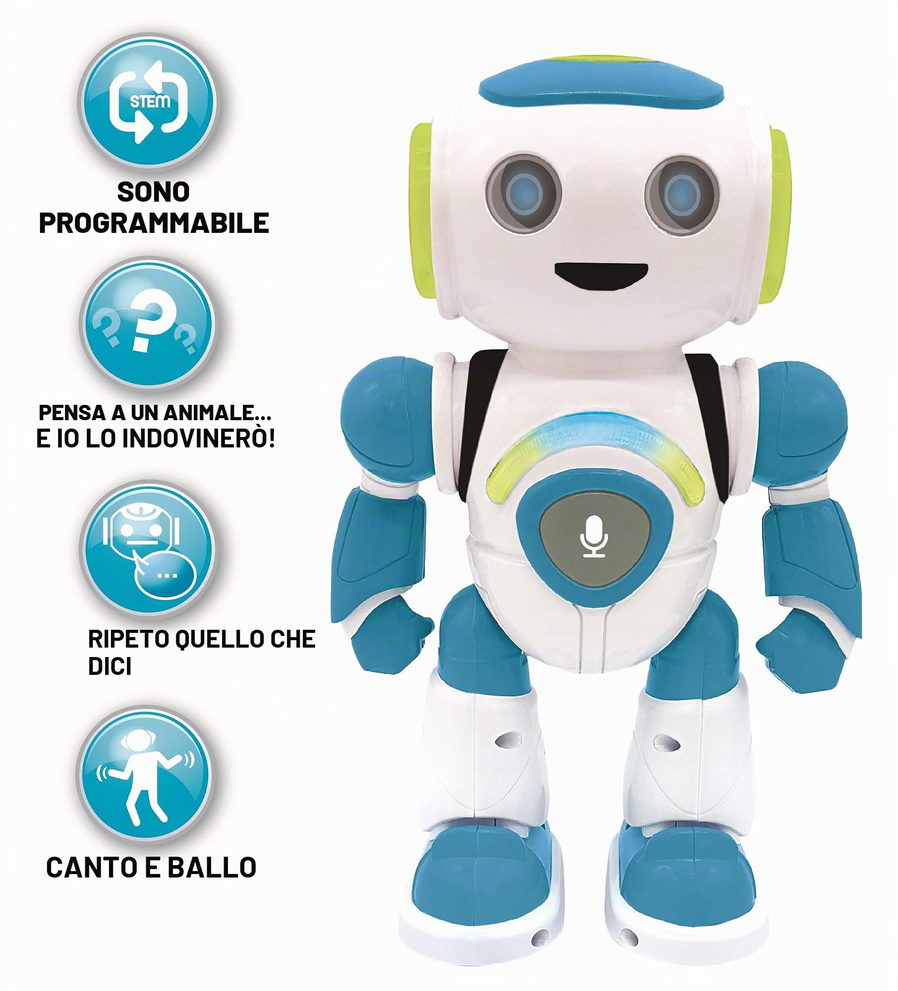Lexibook Powerman ROB20ES Robot Giocattolo Blu