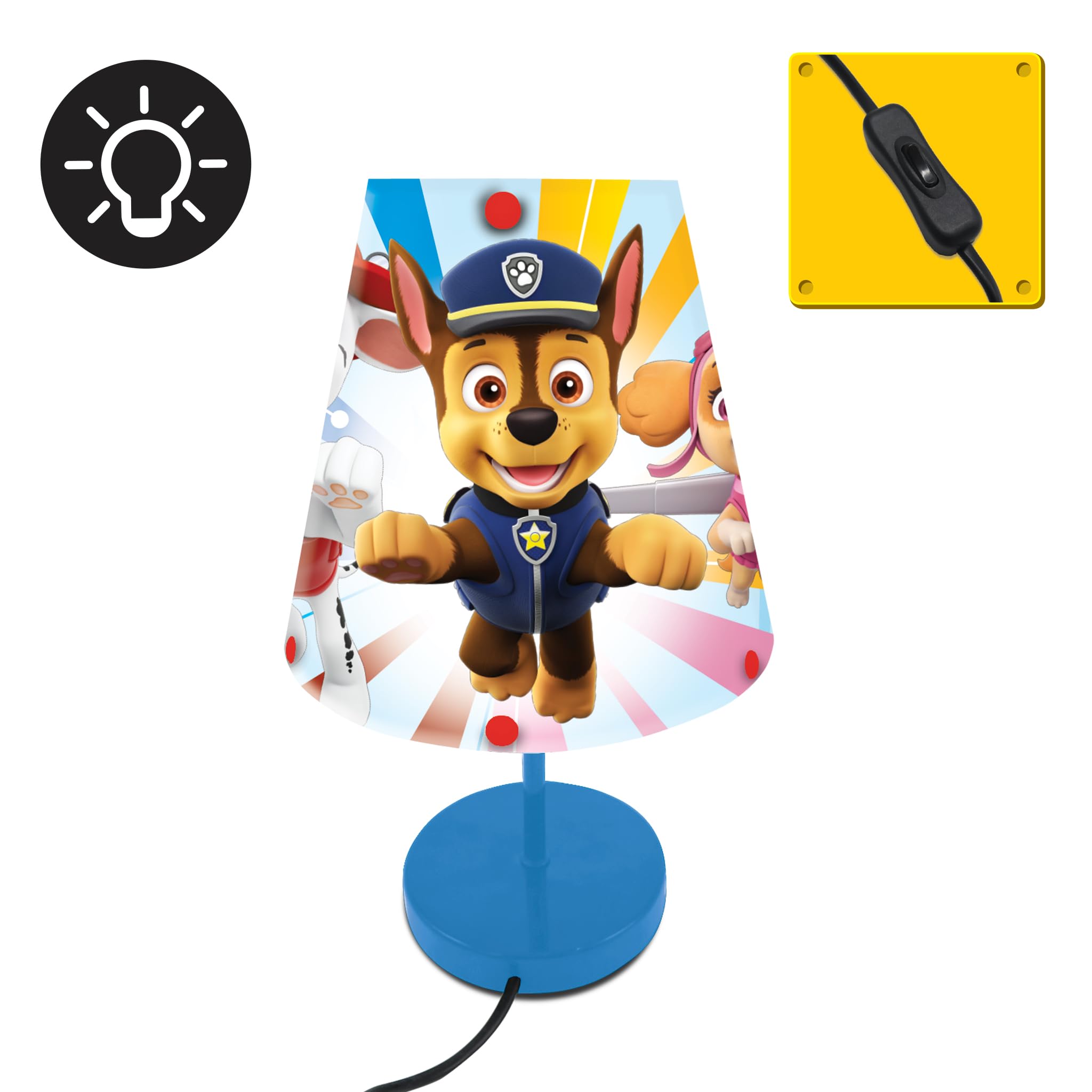 Lexibook LT010PA Paw Patrol lampada comodino bambini