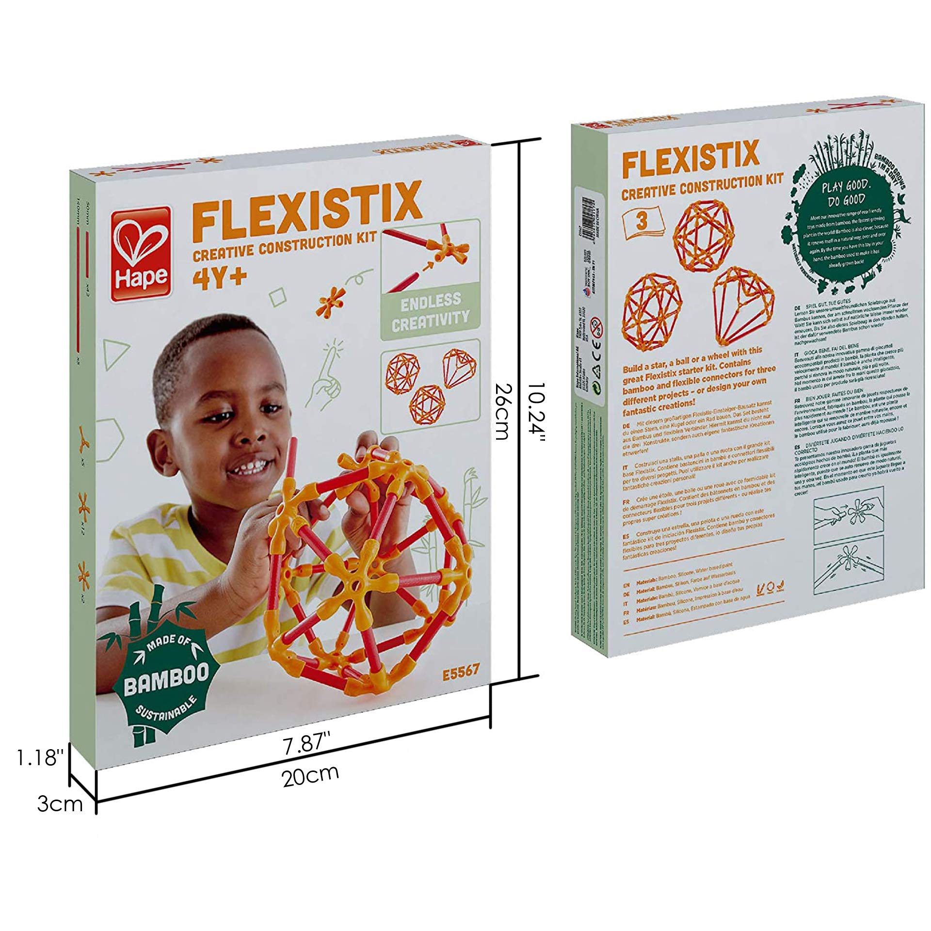 Hape Flexistix E5567 kit costruzioni bambù starter