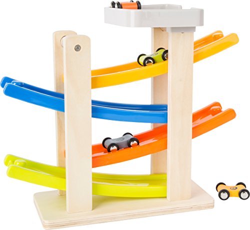 Smallfoot 10602 pista macchinine legno 4 livelli 4 auto