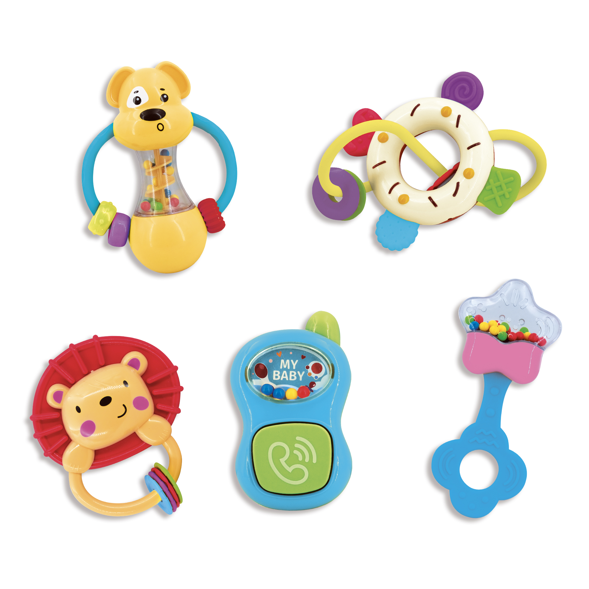 Lisciani Carotina Baby First Toys sensoriali 5 pezzi