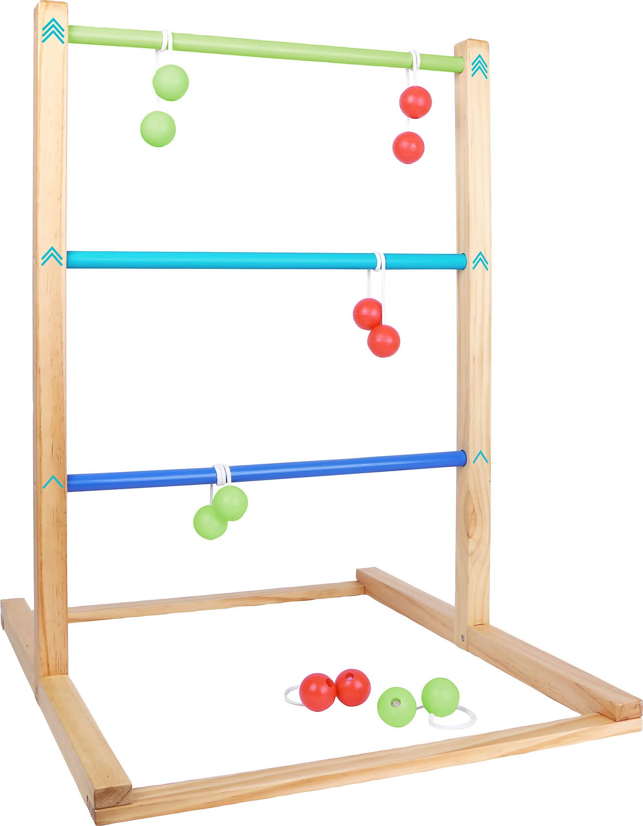 smallfoot Active 12031 quattro in fila XXL gioco legno giardino