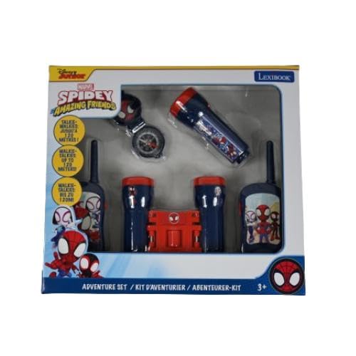 Lexibook Spidey RPTW11SPLXB set avventuriero rosso/blu 120 m