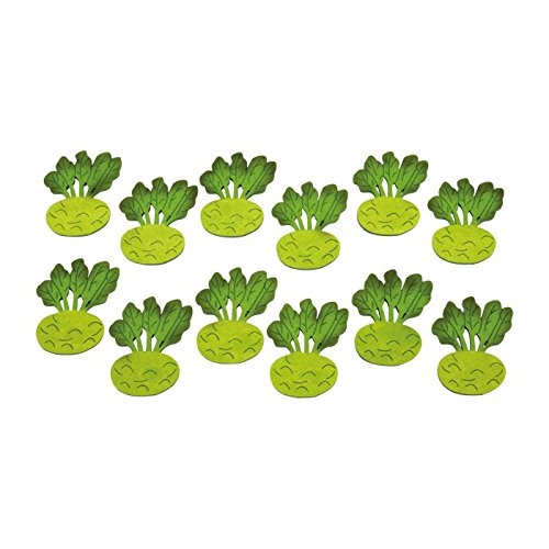 smallfoot Cassetta cavoli rapa gioco cucina 12 pezzi feltro