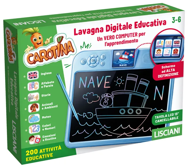 Lisciani Carotina Lavagna Digitale Educativa lavagna elettronica