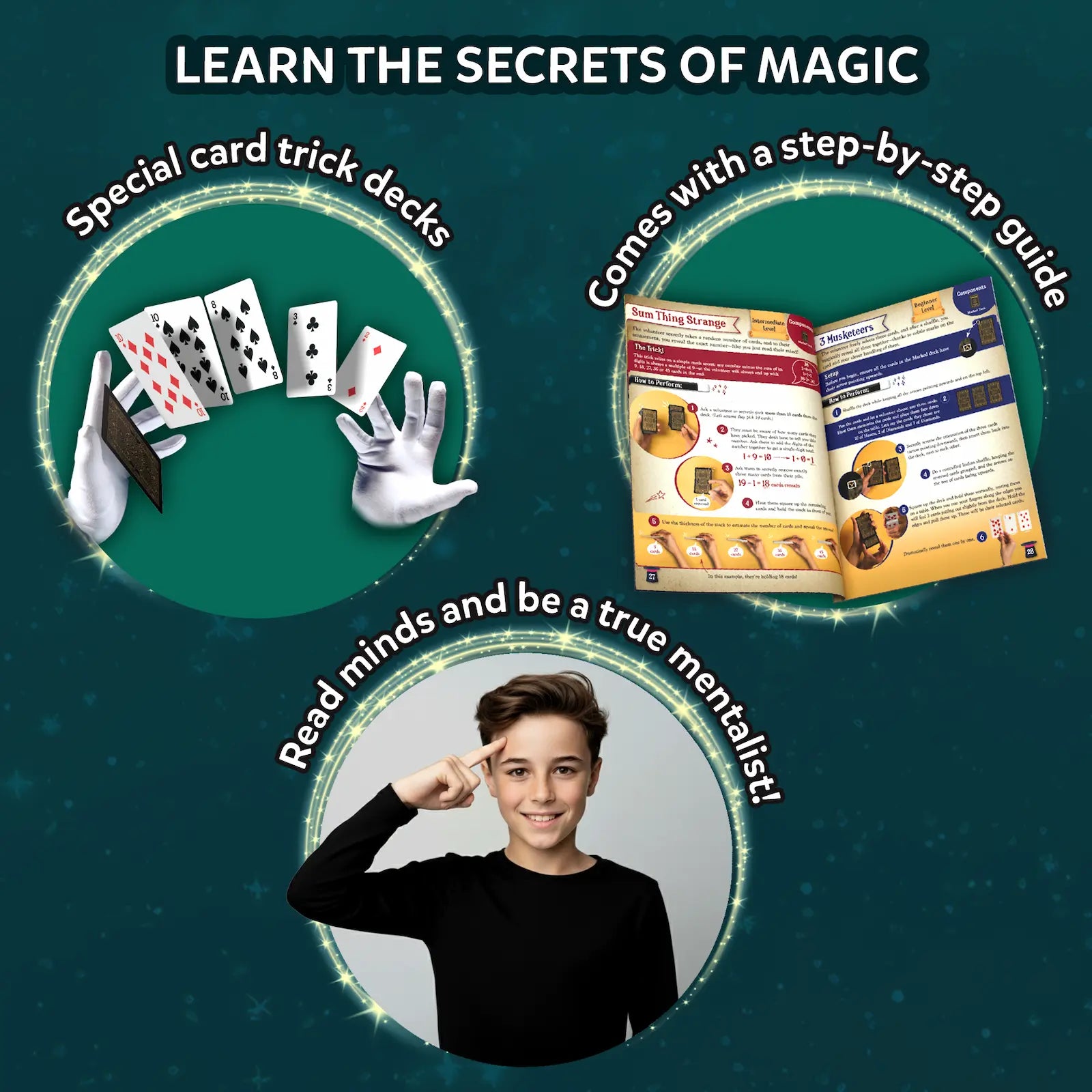 Skillmatics The Mentalist's Magic Kit kit magia 10+ anni
