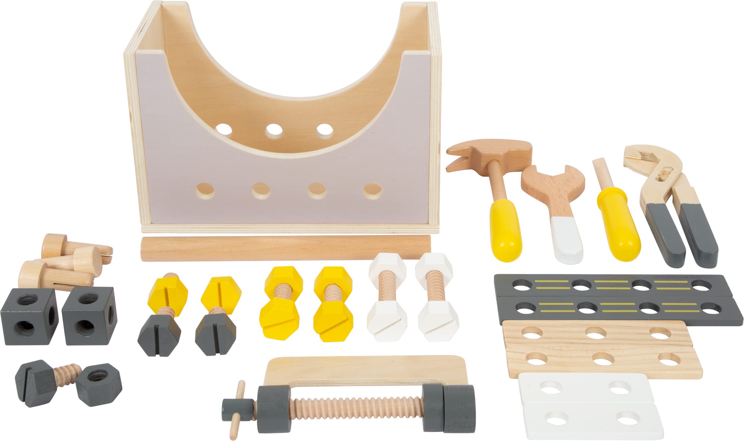 Smallfoot Miniwob 11809 cassetta attrezzi legno 2in1