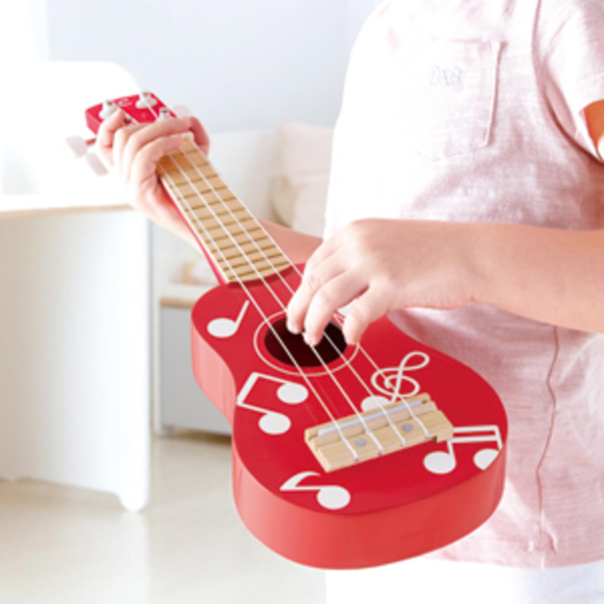 Hape Mini Band set musicale 5 pezzi ukulele 3 anni