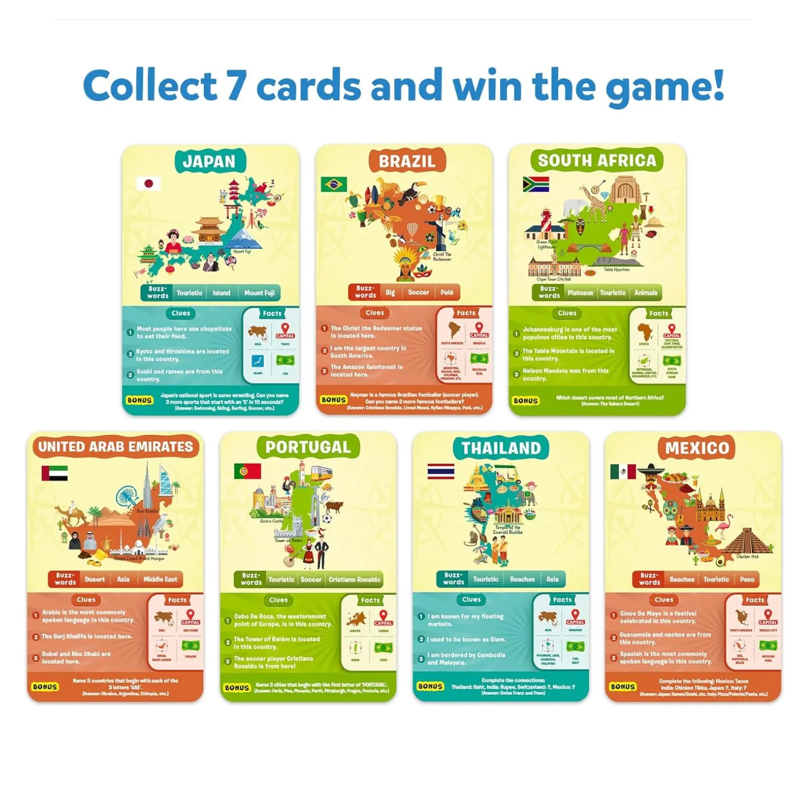 Skillmatics Guess in 10 Countries World gioco carte paesi 8+ anni