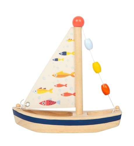 smallfoot Grande Oceano 12824 barca legno vela stoffa 2 anni