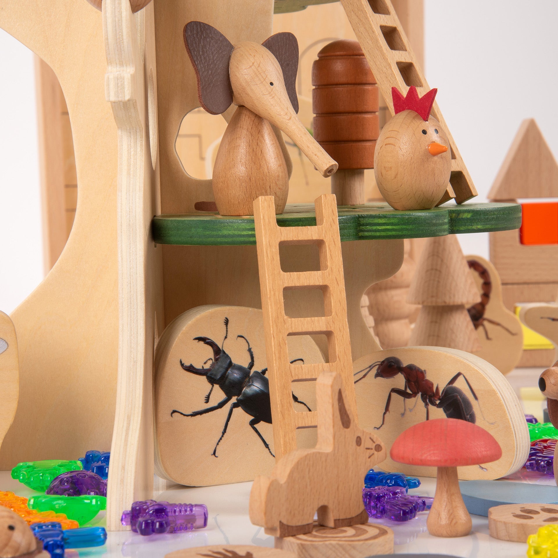 Tickit Woodland Bundle set gioco legno casetta bosco