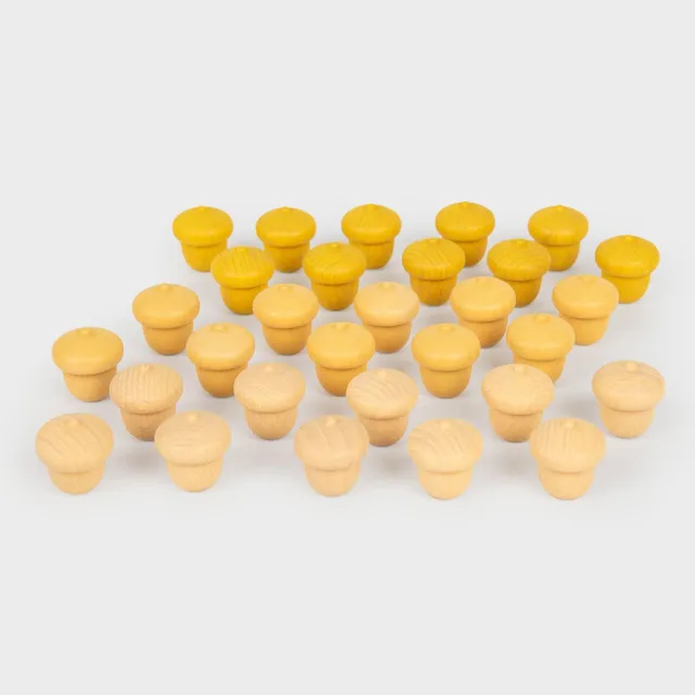 Tickit Wooden Treasures Acorn ghiande legno 30 pezzi