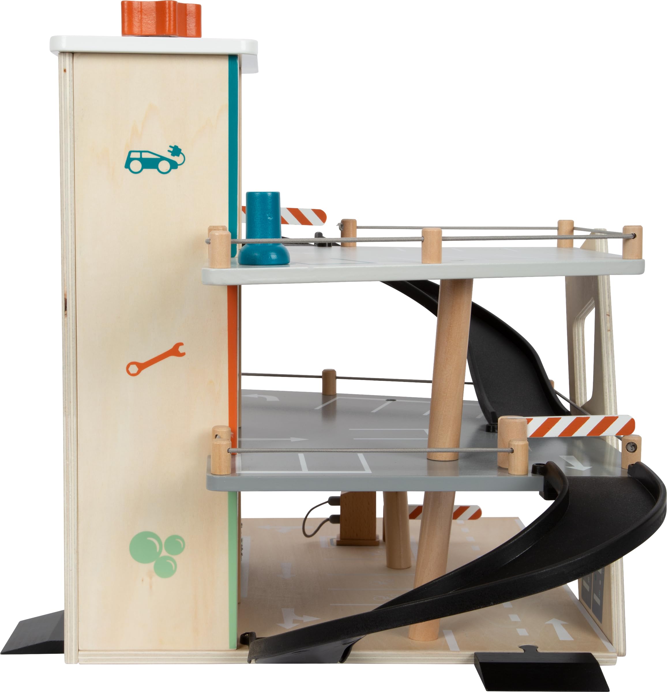 smallfoot Rallye 12357 parcheggio legno 3 piani 2 auto