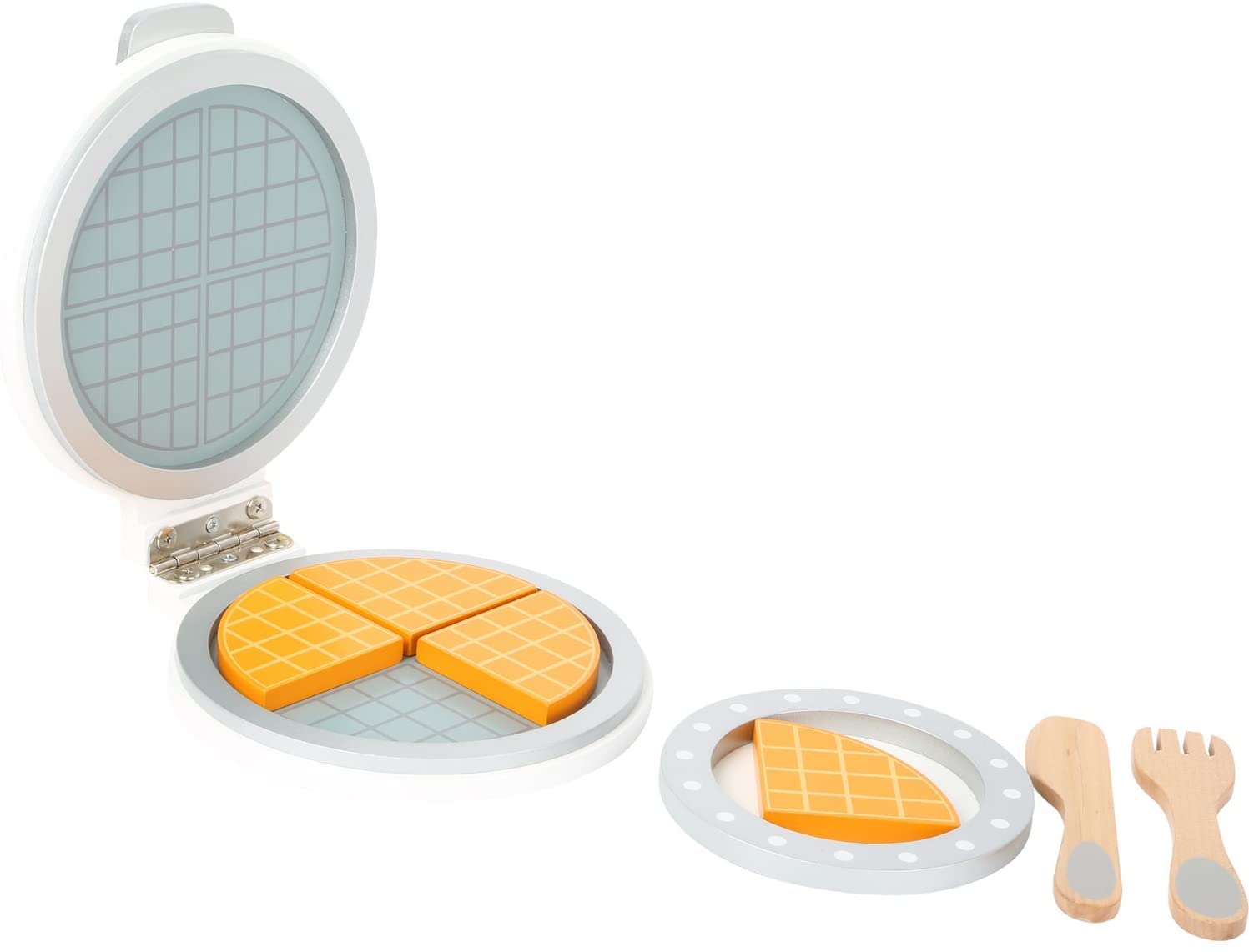 smallfoot Piastra per waffle set cucina legno 4 cialde