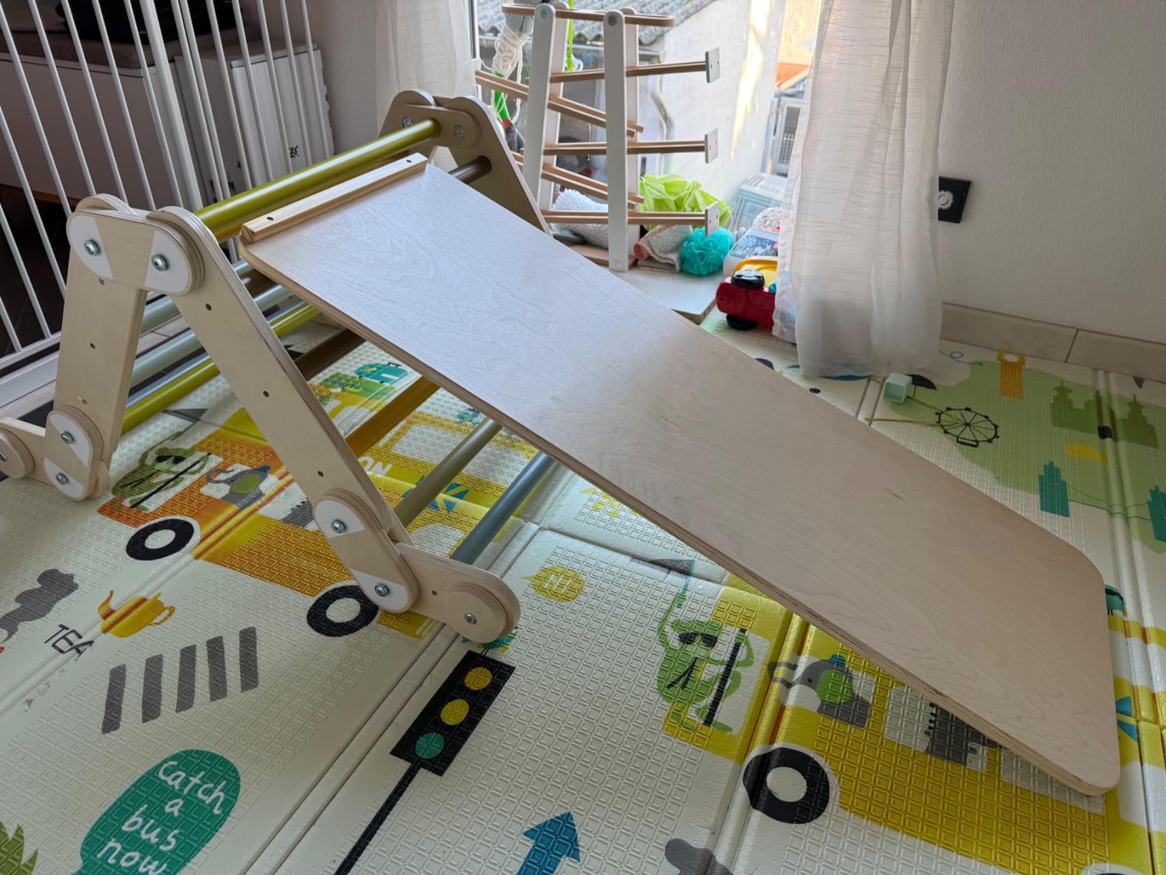 smallfoot adventure 12238 triangolo arrampicata legno bimbi
