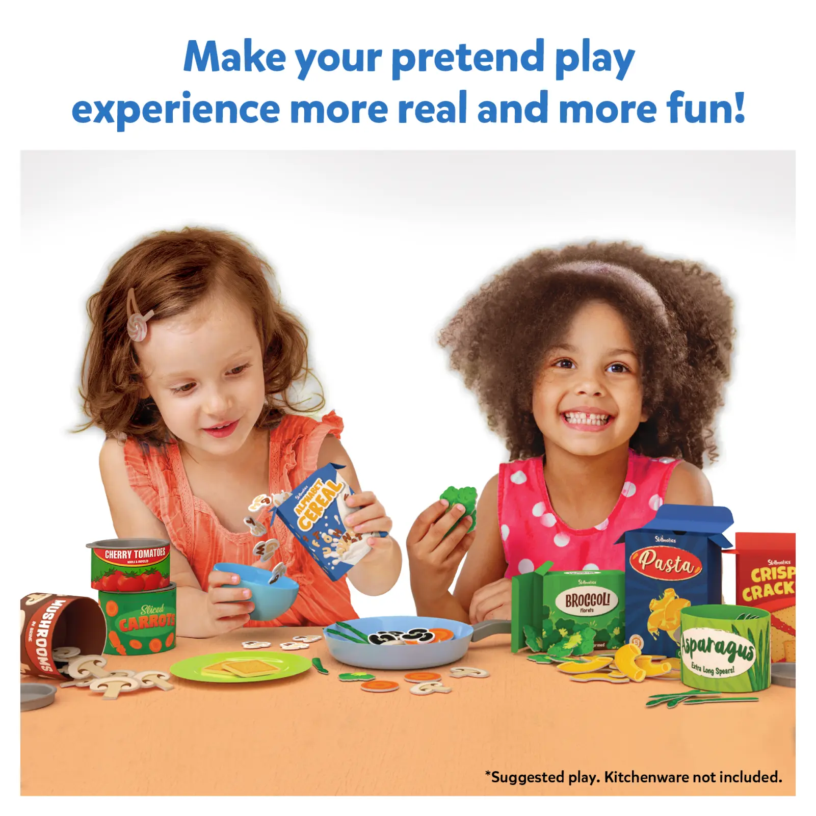 Skillmatics Grocery Set cibo giocattolo 100 pezzi 3-7 anni