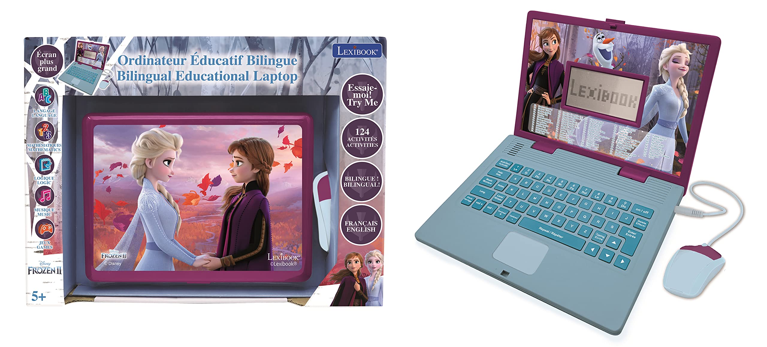 Lexibook Frozen 2 JC598FZi1 laptop educativo bilingue