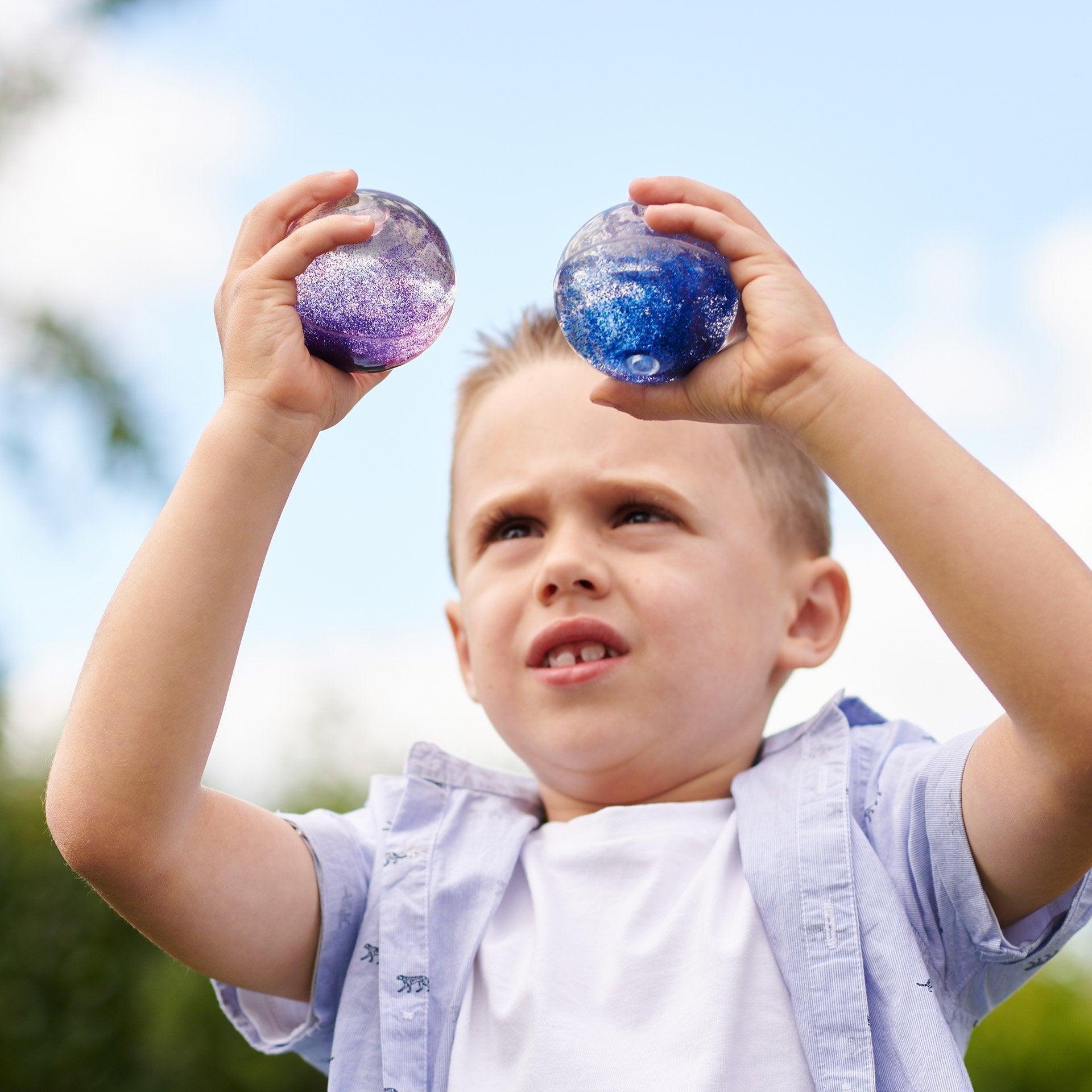 Tickit Sensory Rainbow Glitter Balls 7 palline glitter