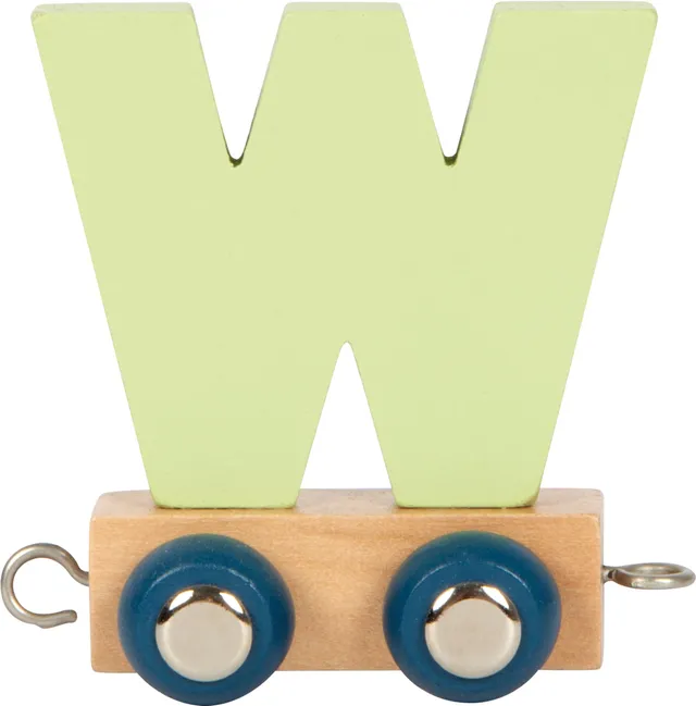 smallfoot Trenino Polare lettera in legno W vagone singolo