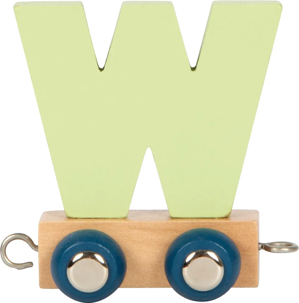 smallfoot Trenino Polare lettera in legno W vagone singolo
