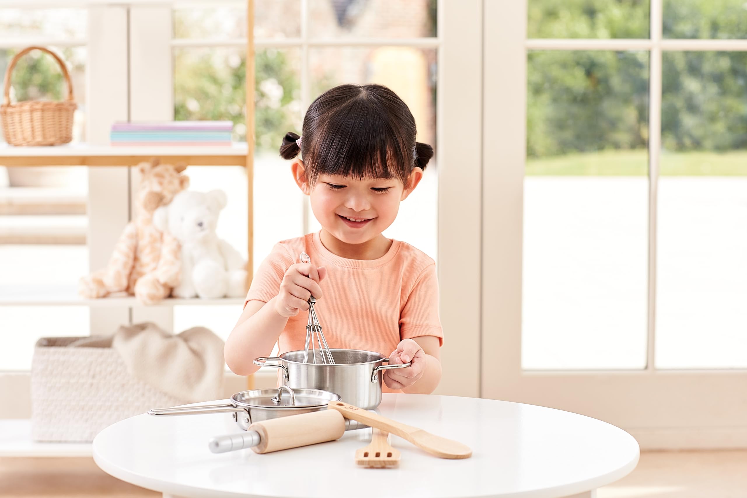 Hape Kit Cucina Gioco Ruolo Legno Metallo 3 Anni