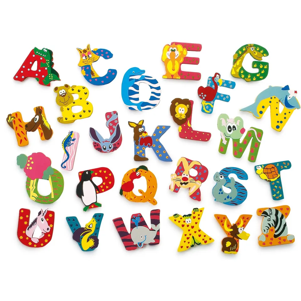 smallfoot Animali A-Z Lettera B decorativa legno 7x8 cm cameretta